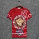 versace cotton classic medusa sequin t-shirt planet red